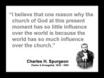 Spurgeon world influence on church